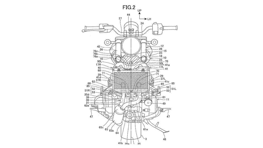 Honda Rebel 1100 patent image